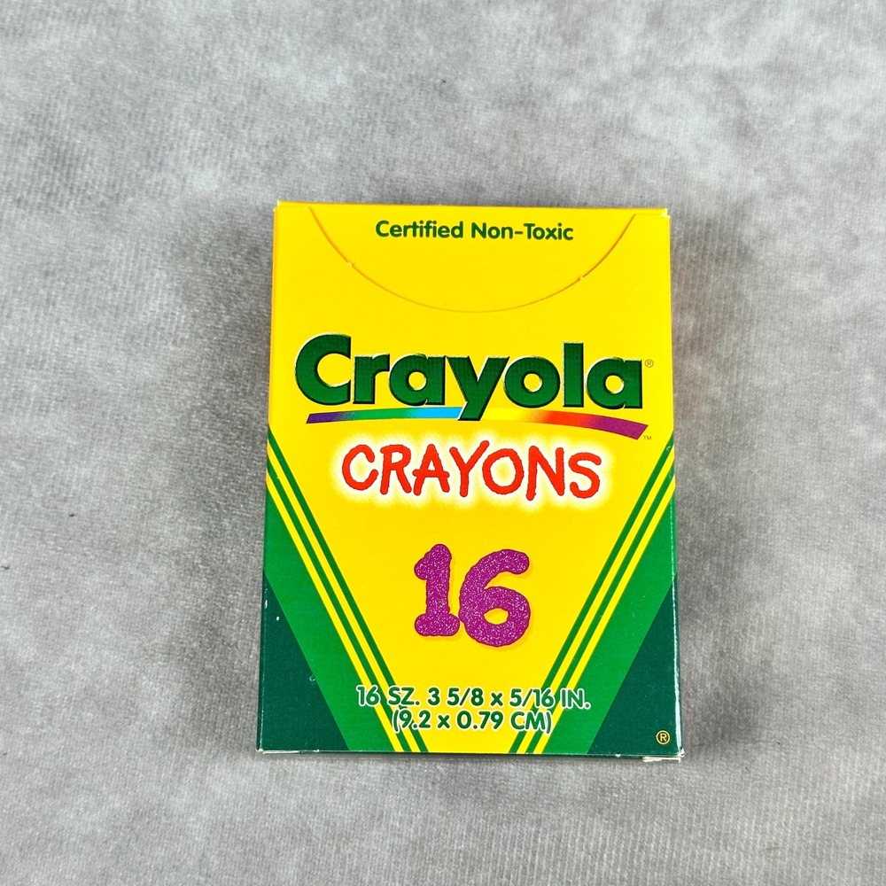Vintage 1997 Crayola Crayons 16 Count Classic Colors Non Toxic Art Supplies